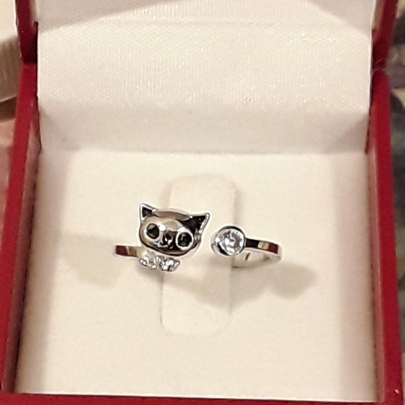 NEW S925 Kitty Ring - Picture 2 of 5